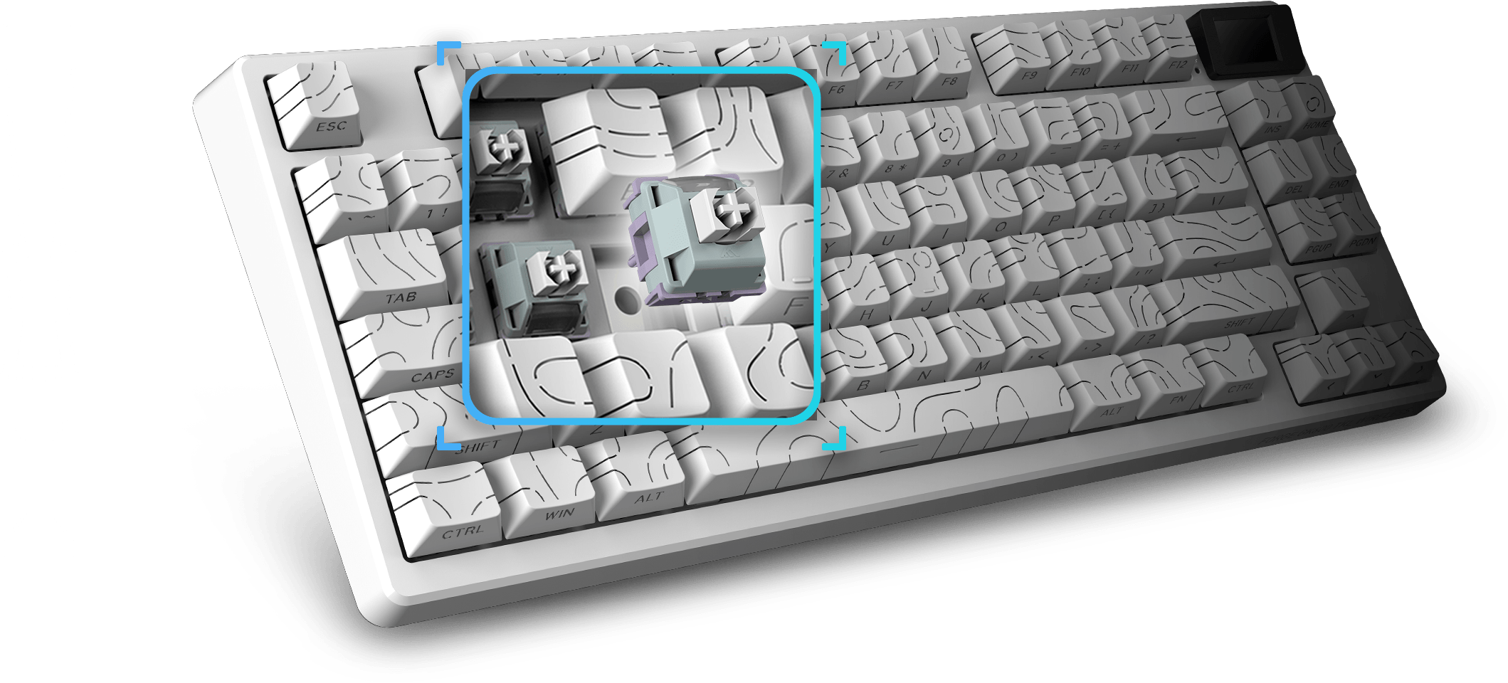 MSI gk600 keyboard typing sensation