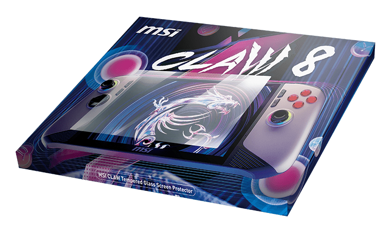 MSI Claw 8 EX AI+ - 8 inch MSI Claw Tempered Glass Screen Protector