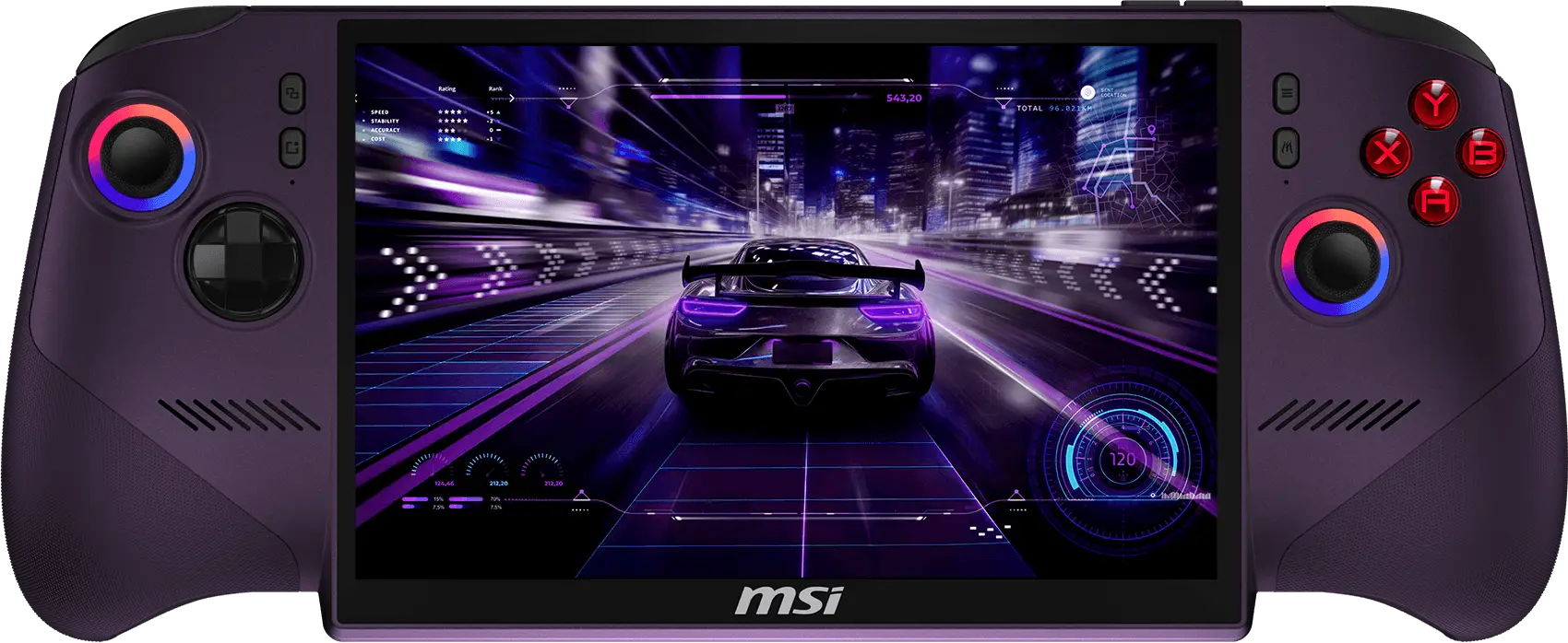 MSI Claw 8 inch display