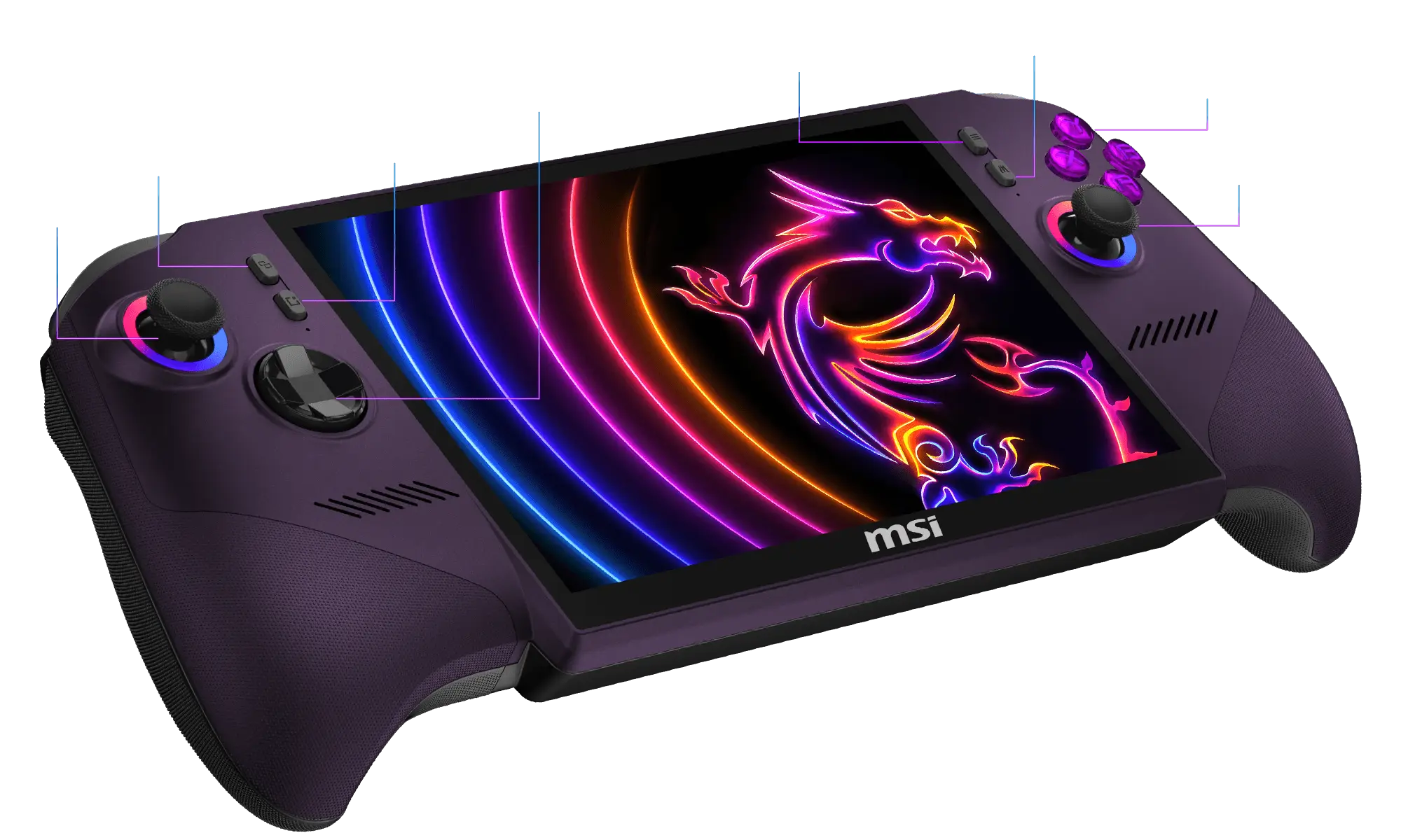 MSI Claw IO bottom