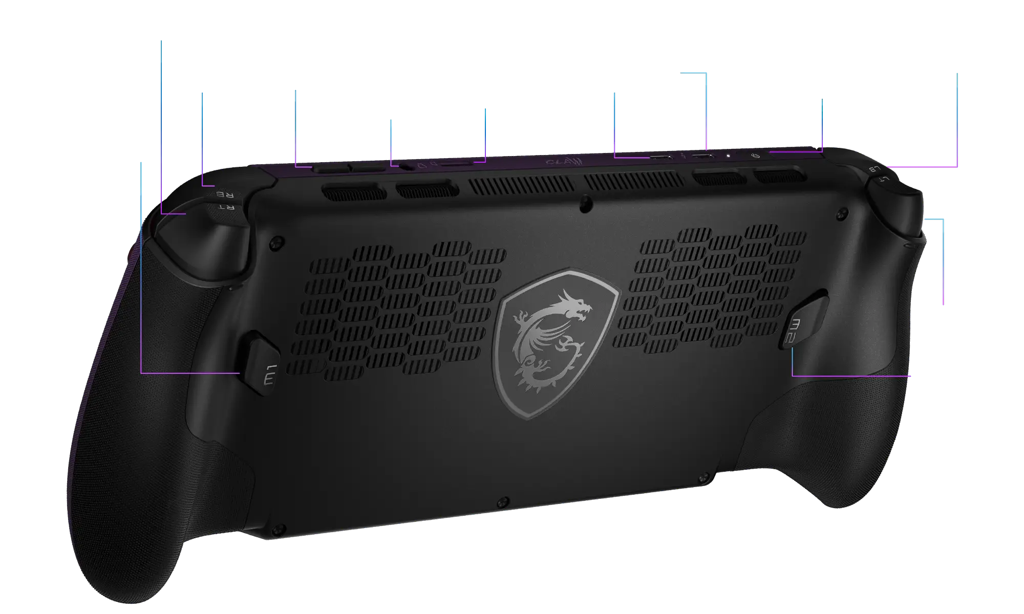 MSI Claw IO top