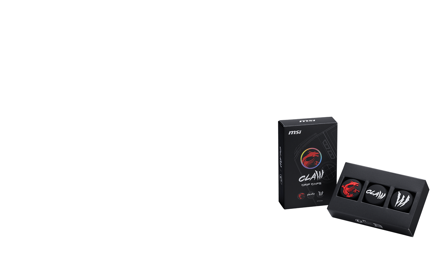 MSI Claw 8 EX AI+ Grip caps