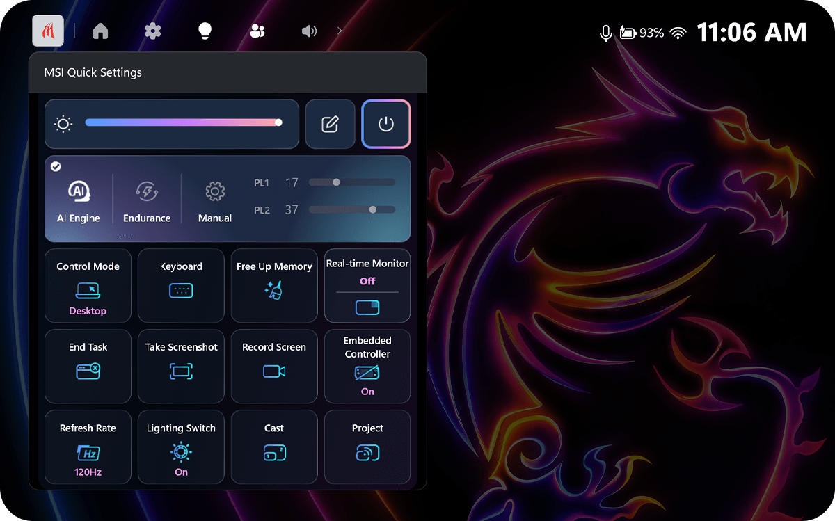 Quick Settings