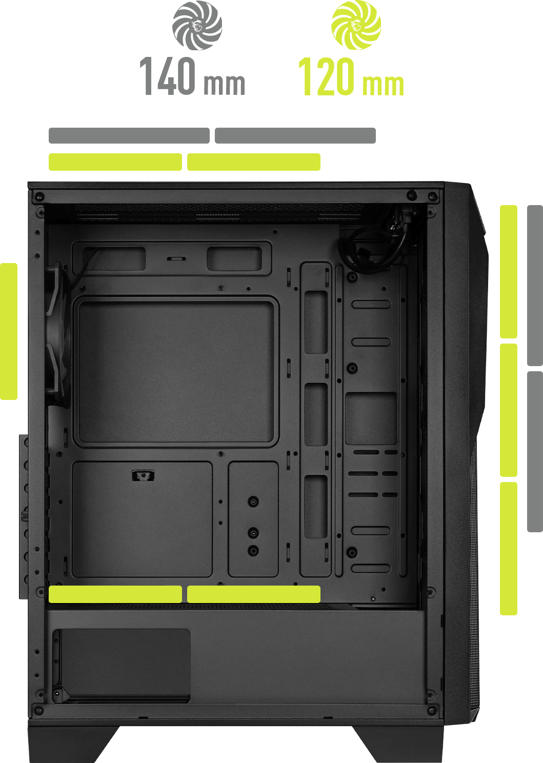 MSI MAG FORGE 130A AIRFLOW
