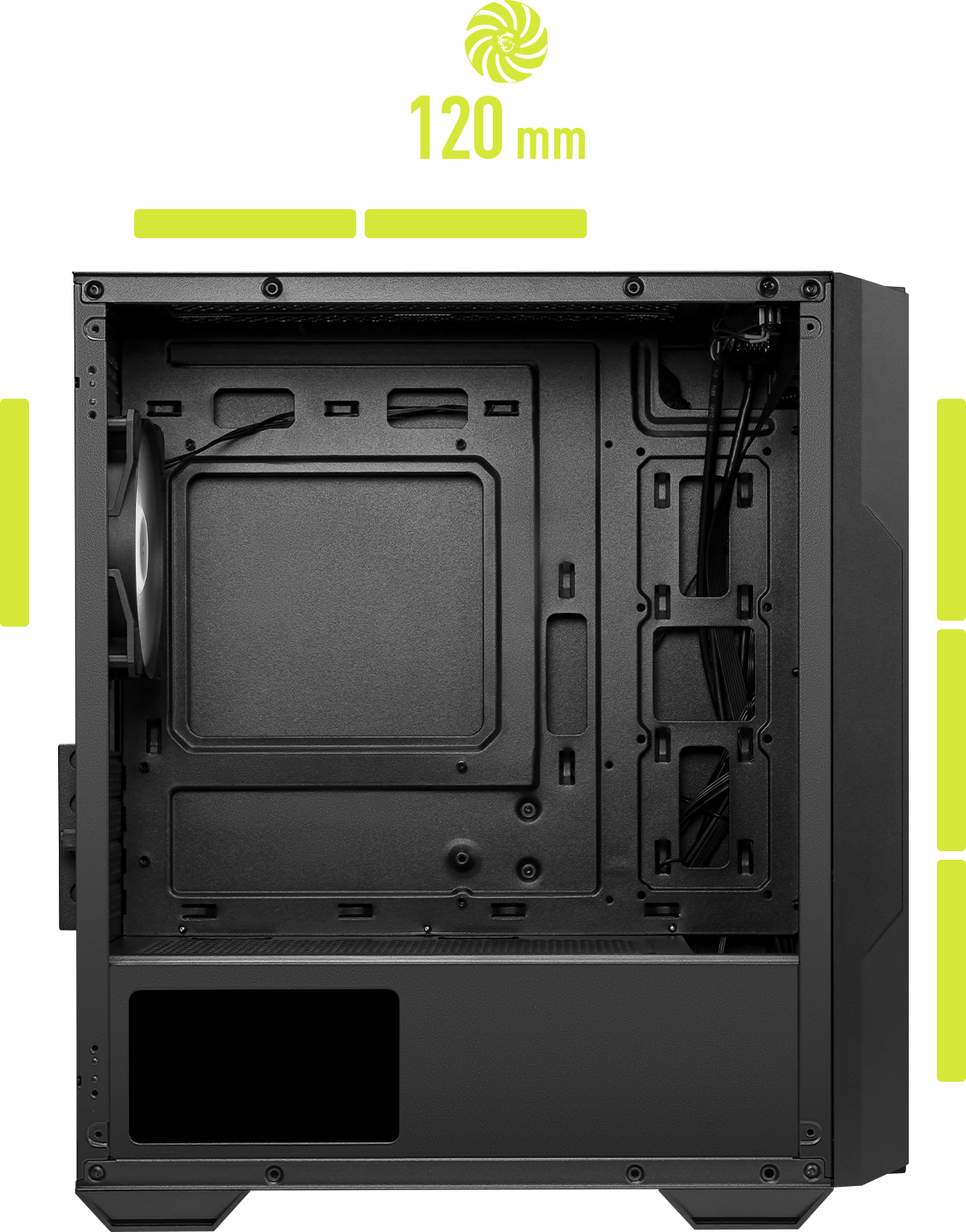 MSI MAG FORGE M110R AIRFLOW