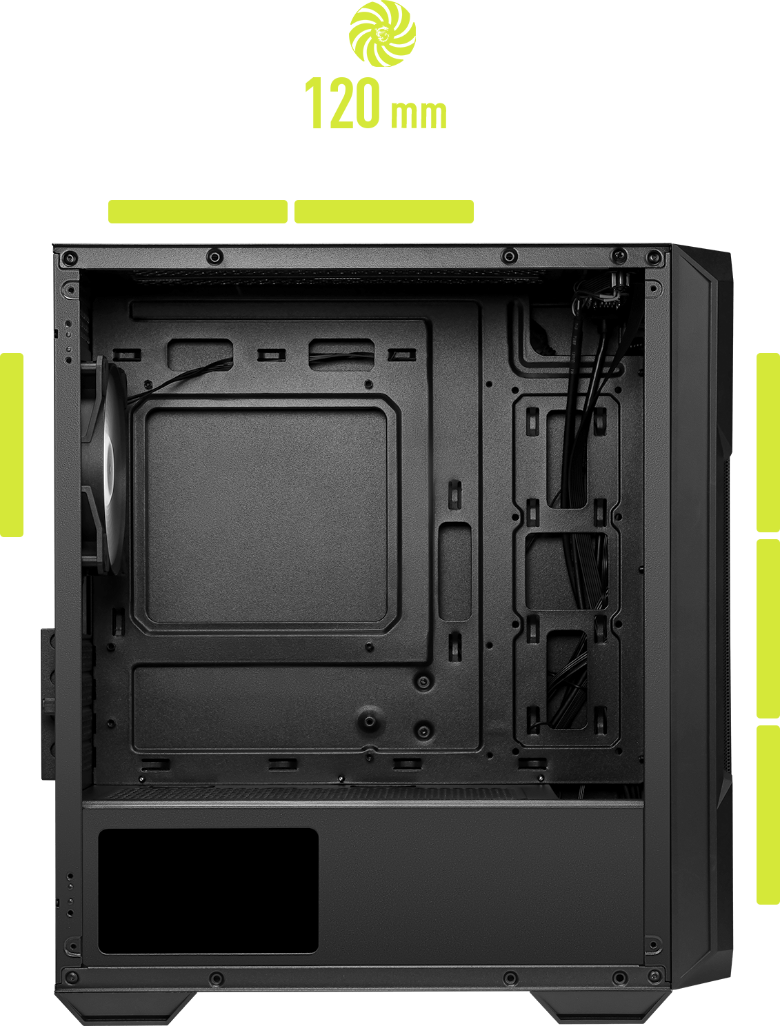 MSI MAG FORGE M120R AIRFLOW