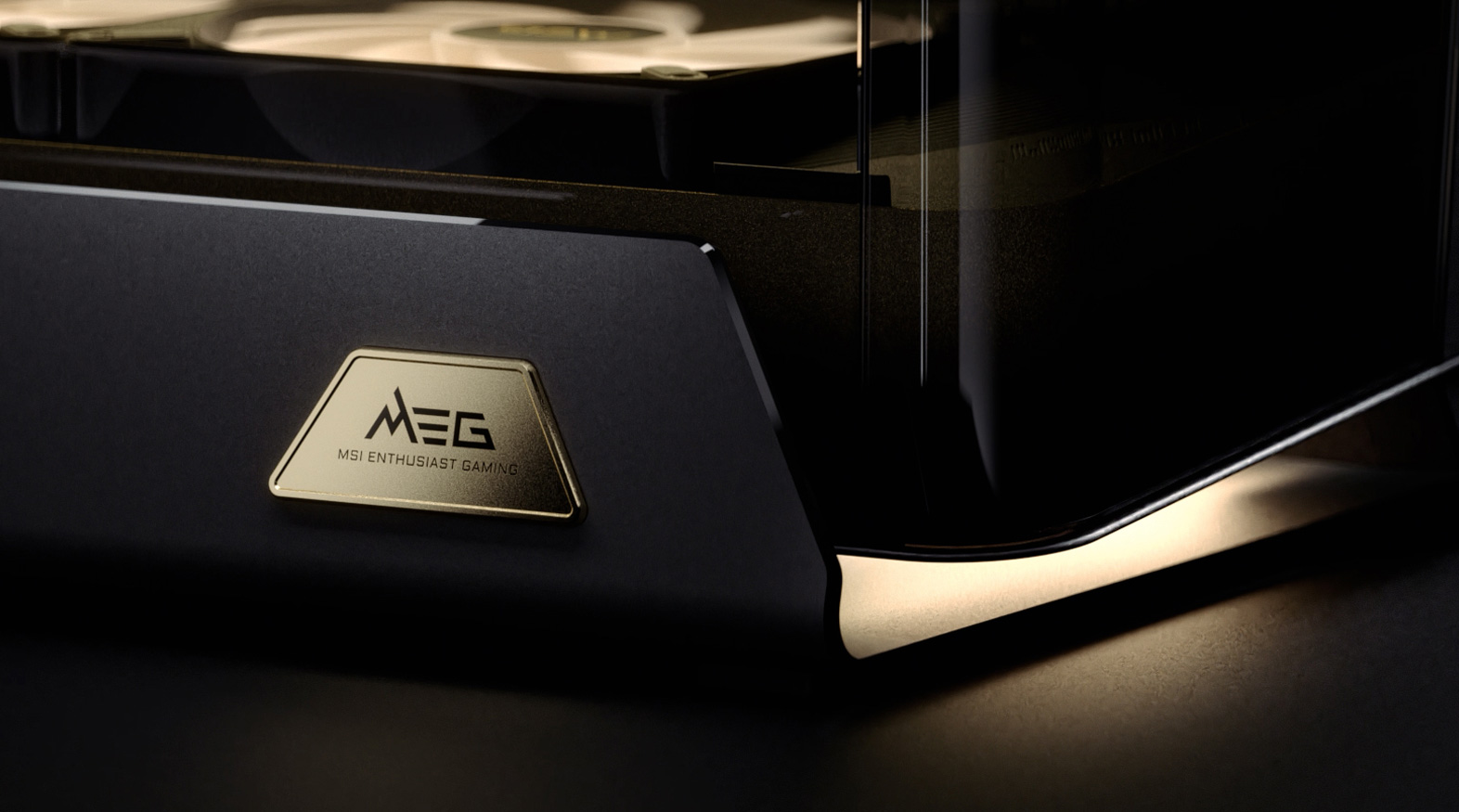 MSI MEG Maestro 900R levitation aesthetic floating structure showcase
