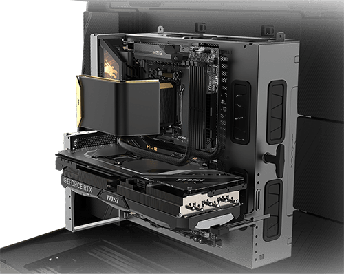 MSI MEG Maestro 900R detachable motherboard tray for easier building and assembly