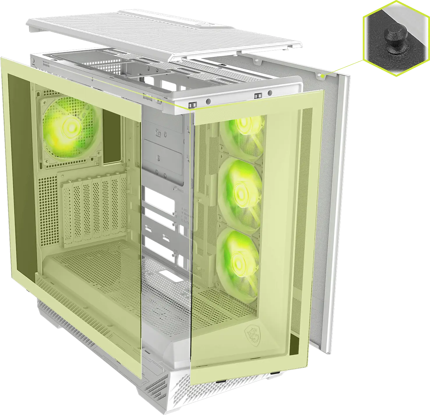 MSI MAG PANO 130R PZ / WHITE