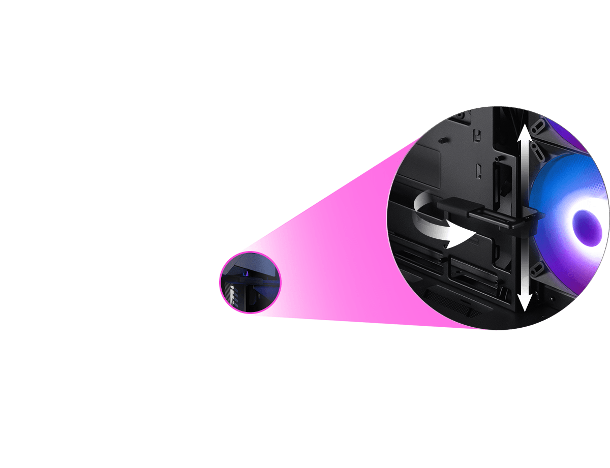 Adjustable GPU Holder - feature
