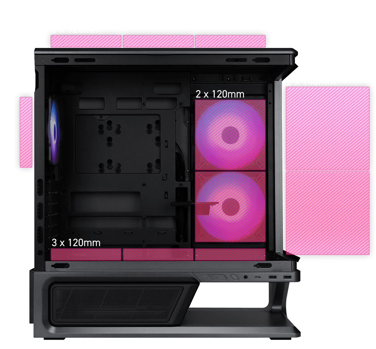 COOLING LAYOUT - fans