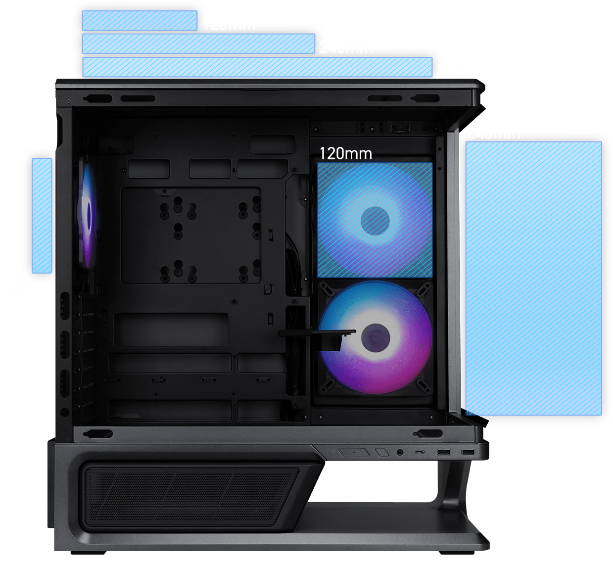 COOLING LAYOUT - radiator