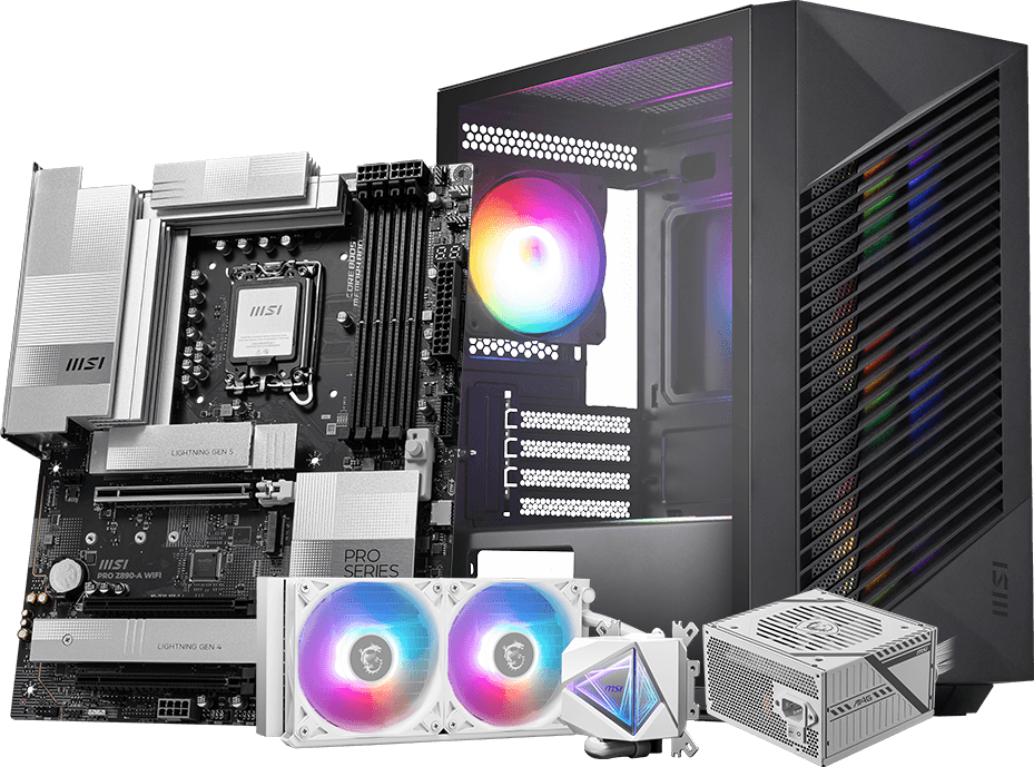 msi PRO FORGE M050A with msi Componets