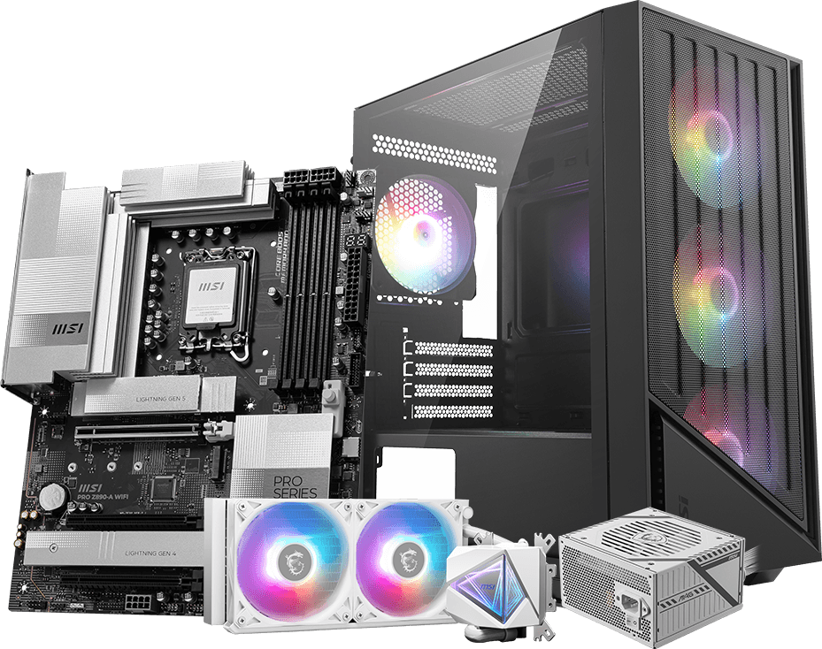 msi PRO FORGE M051A with msi Componets