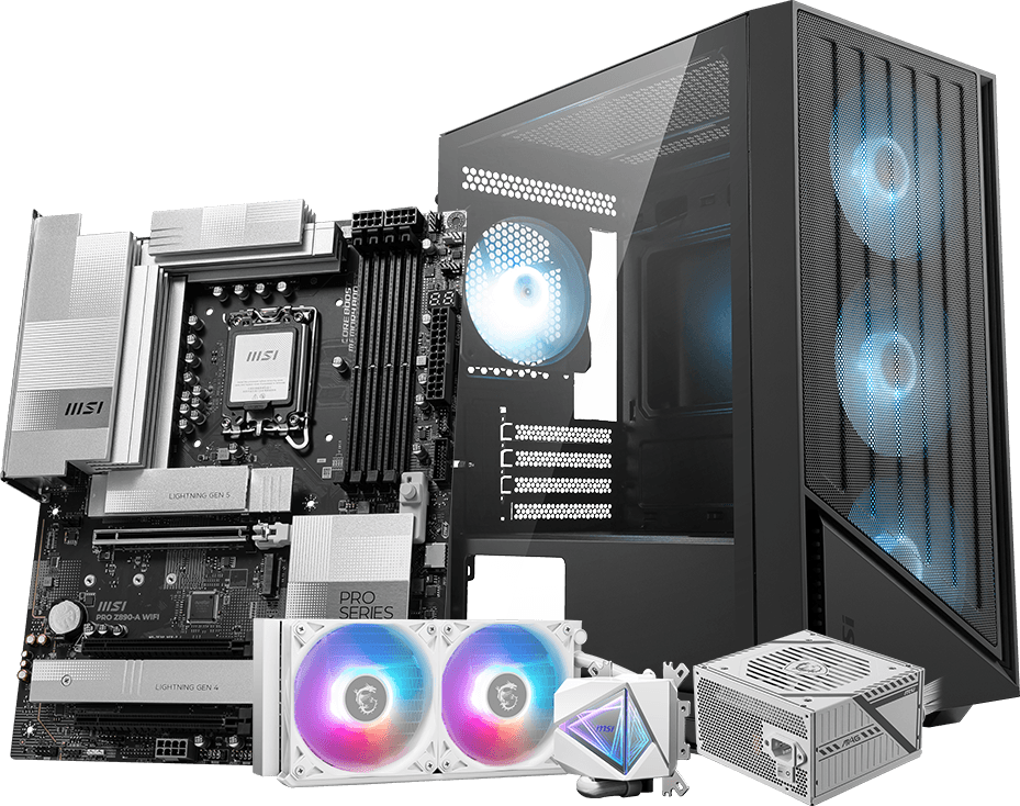 msi PRO FORGE M051R with msi Componets