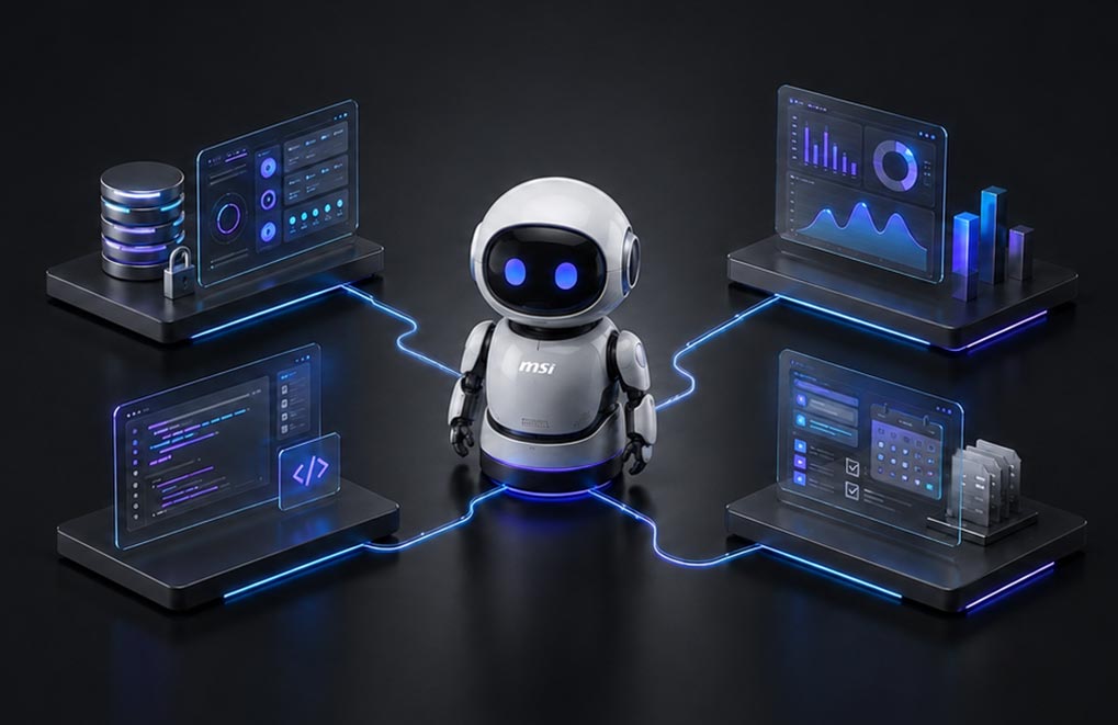 AI agent coordinating multiple workflows
