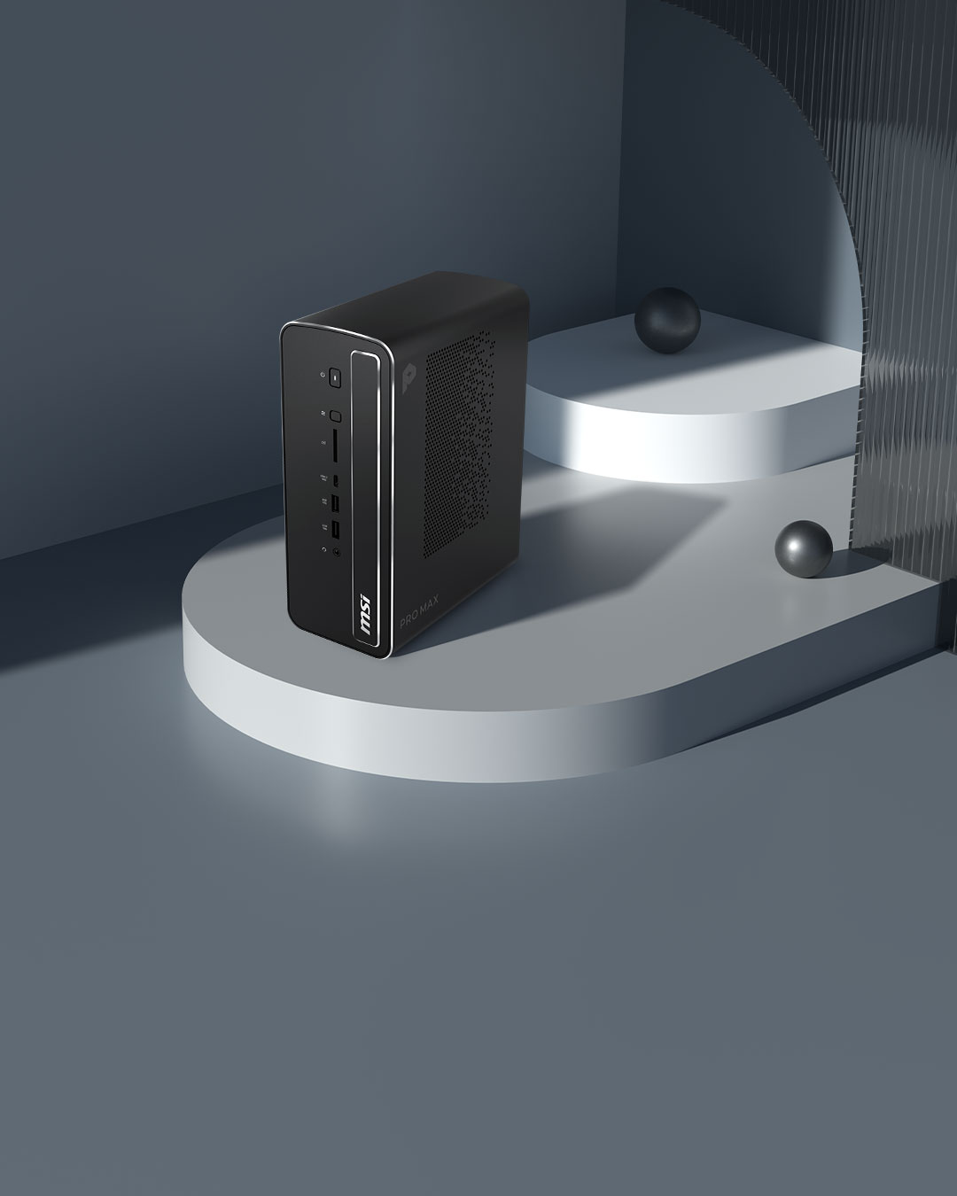 MSI PRO MAX EDGE AI+ 11M compact desktop