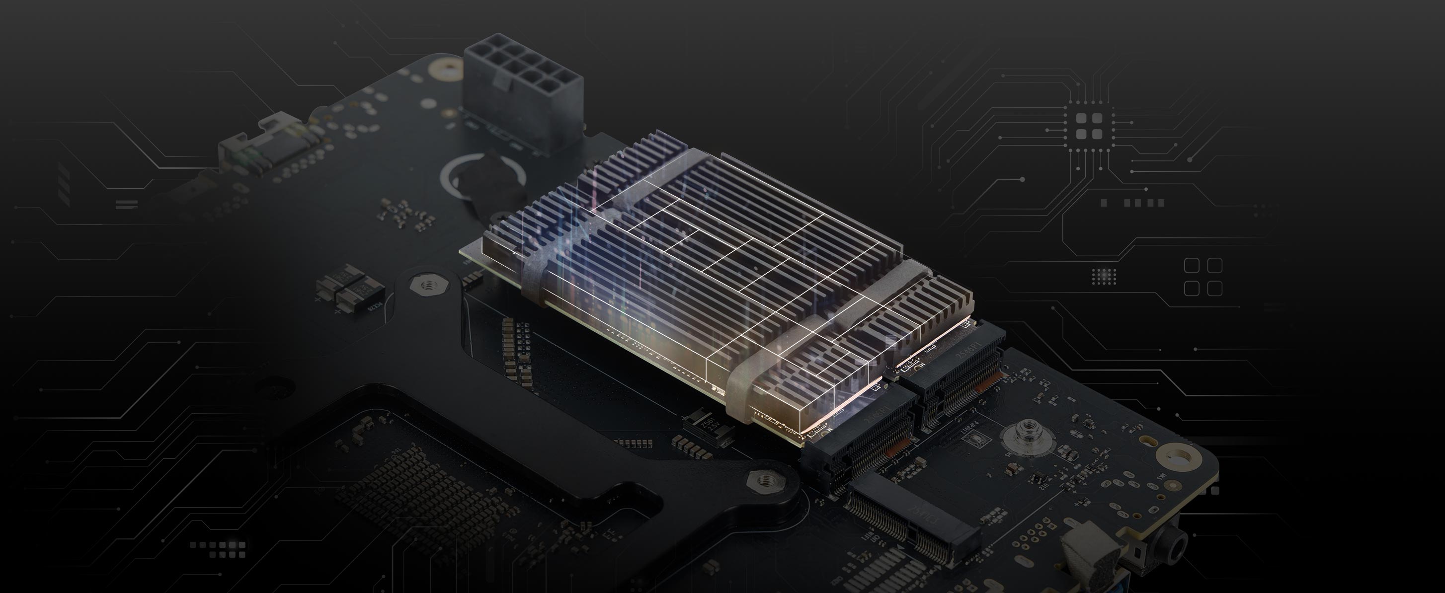 High-speed SSD storage visualization