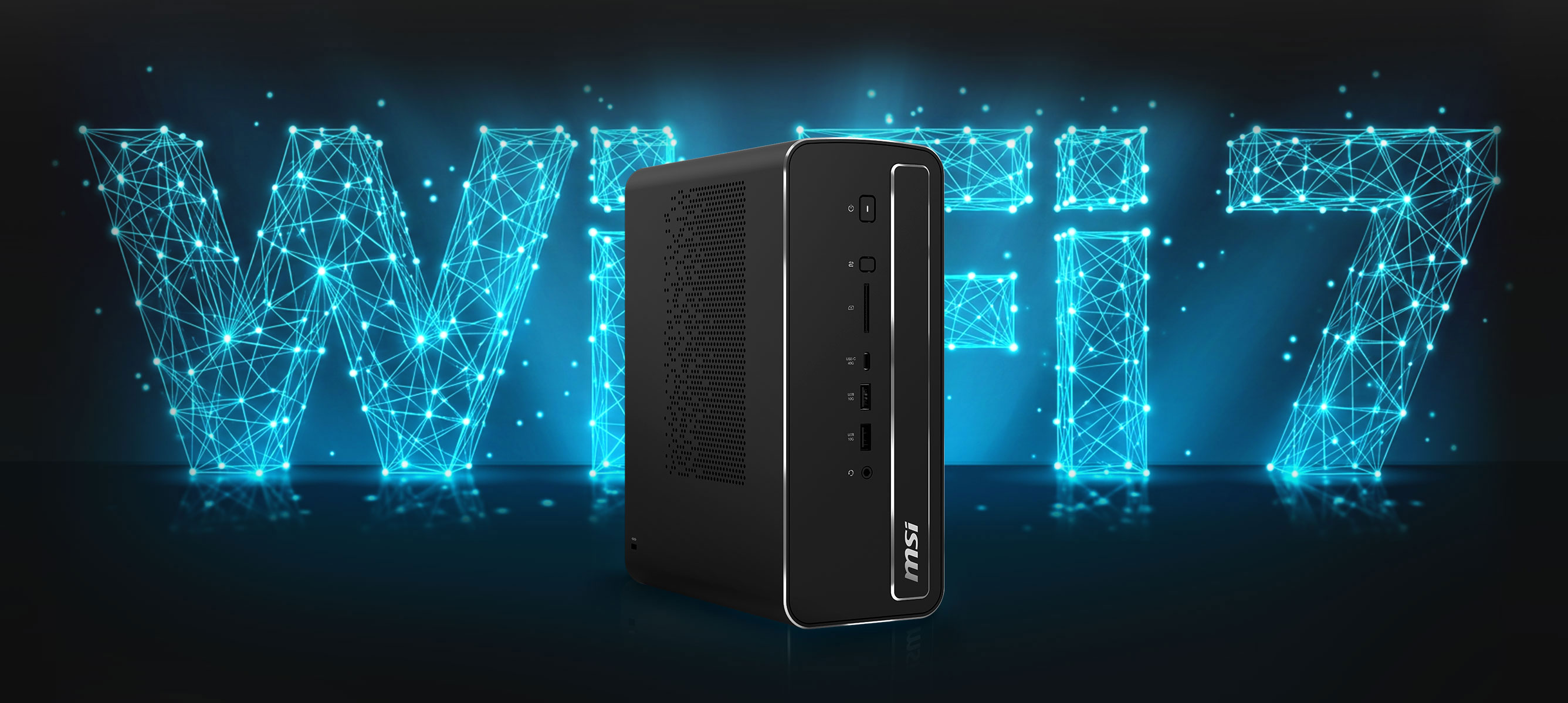 MSI compact desktop with Wi-Fi 7 connectivity
