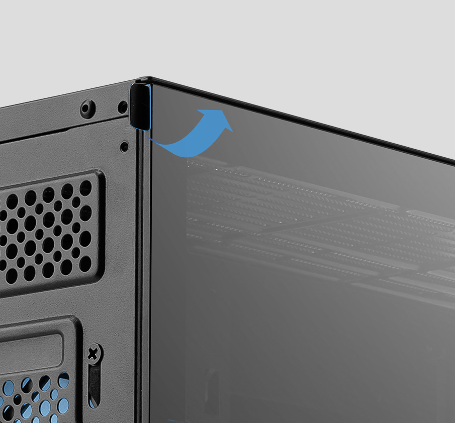 Tool-free EZ release panel