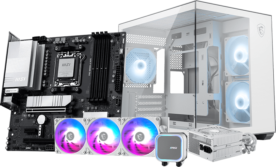 msi PRO FORGE M051A with msi Componets
