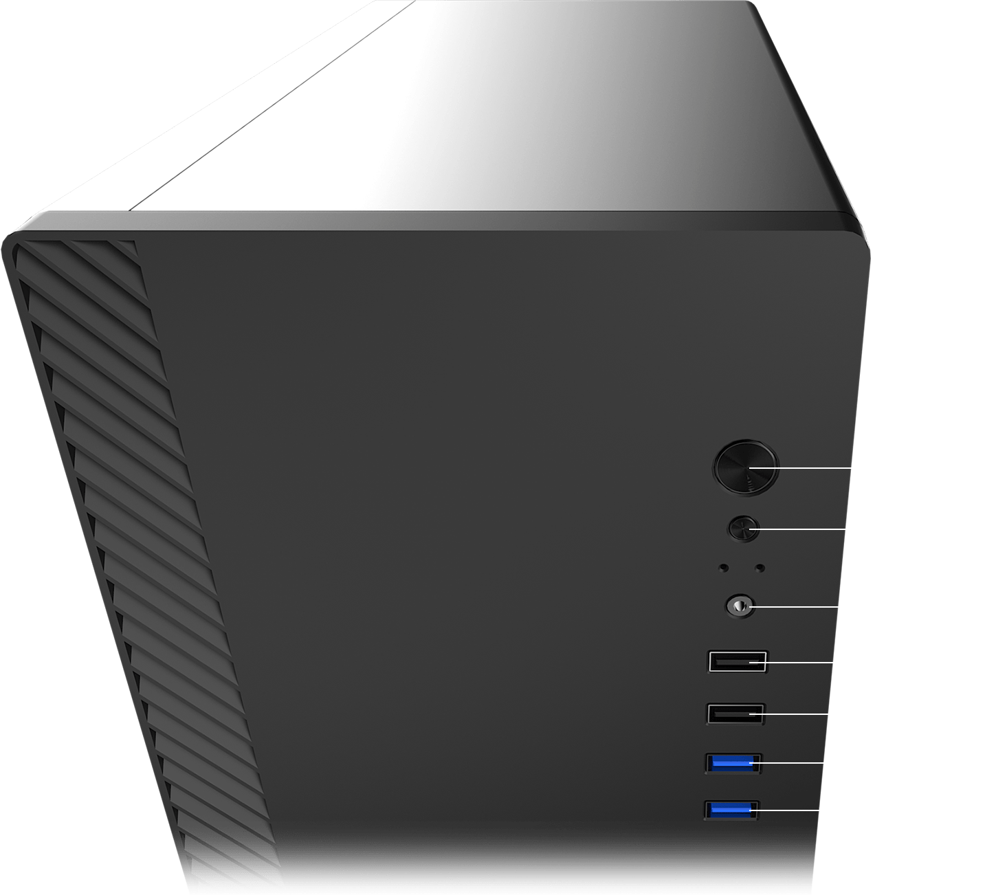 PRO SHIELD M100P Front I/O