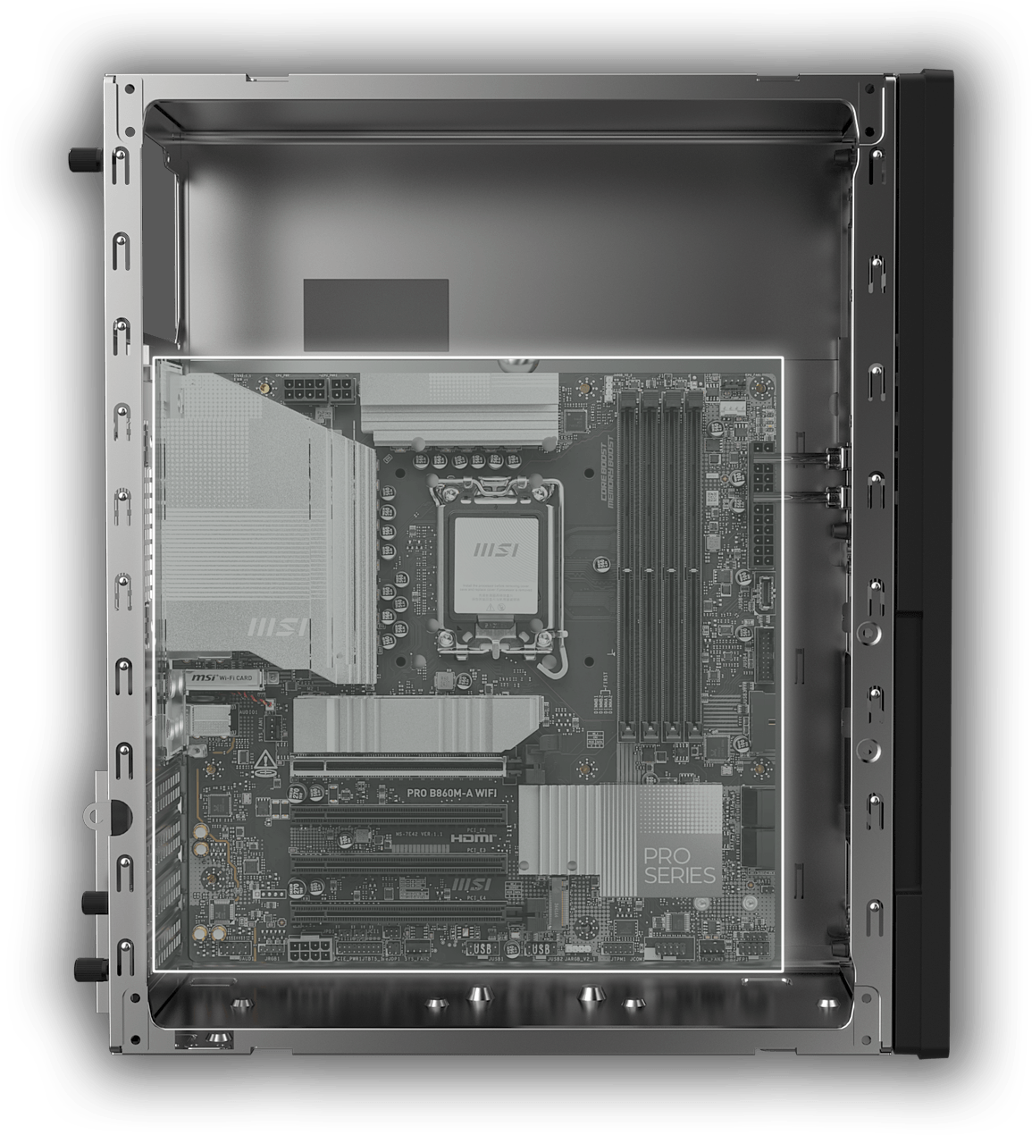Supporting Micro-ATX motherboards