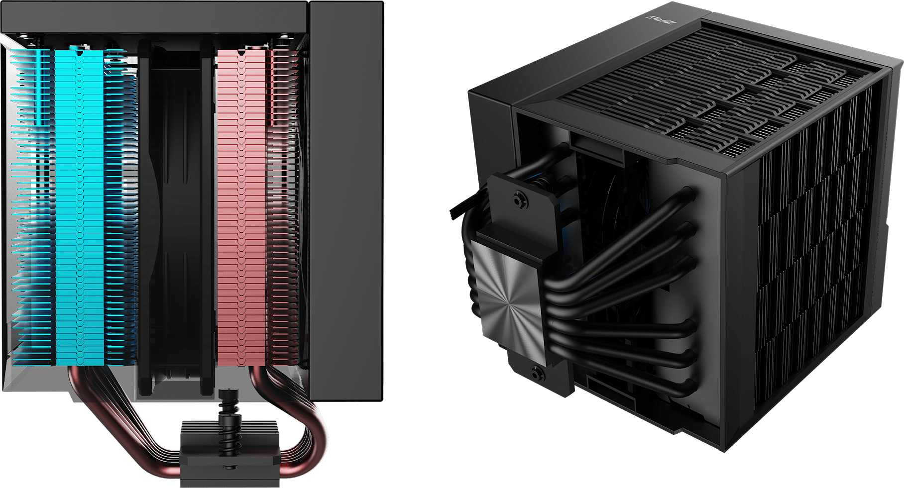 Dual-Tower, 6-Heat-Pipe Cooling
