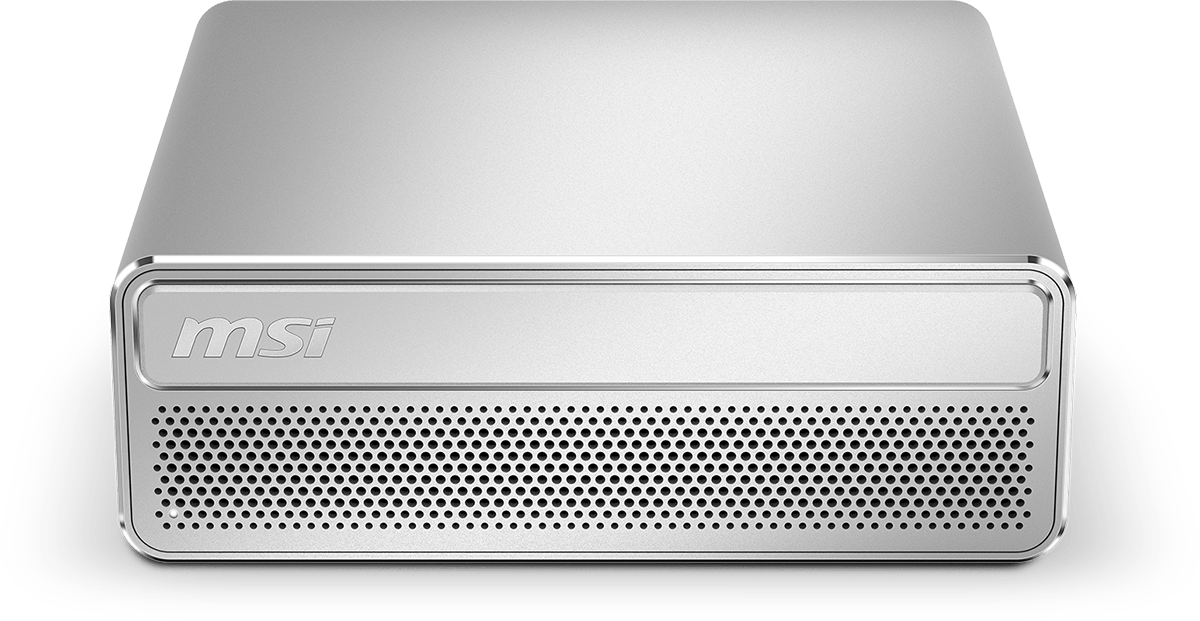 Front view of the MSI EdgeMesa N AI+ desktop
