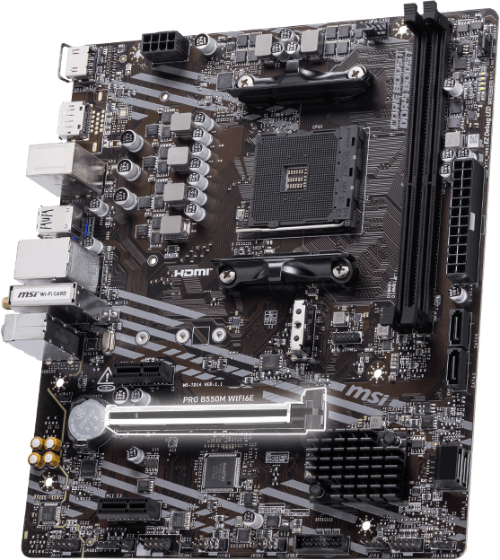 MSI PRO B550M WIFI6E - Lightning Gen 4