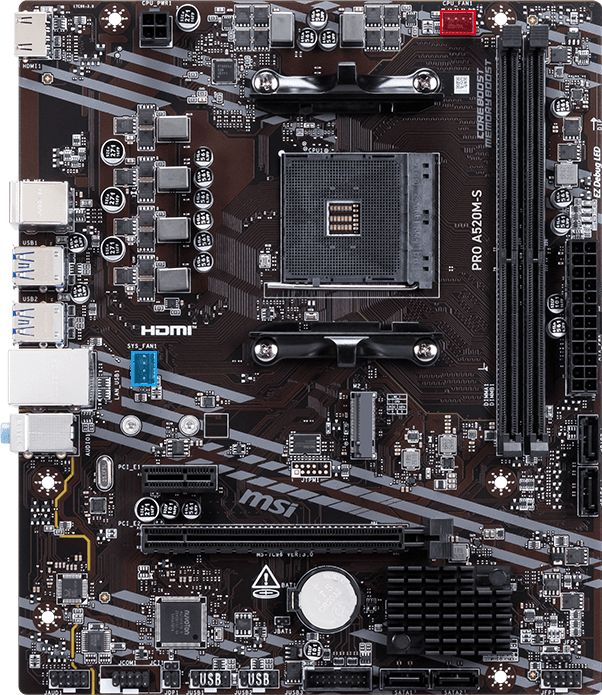 MSI System Cooling Motherboard