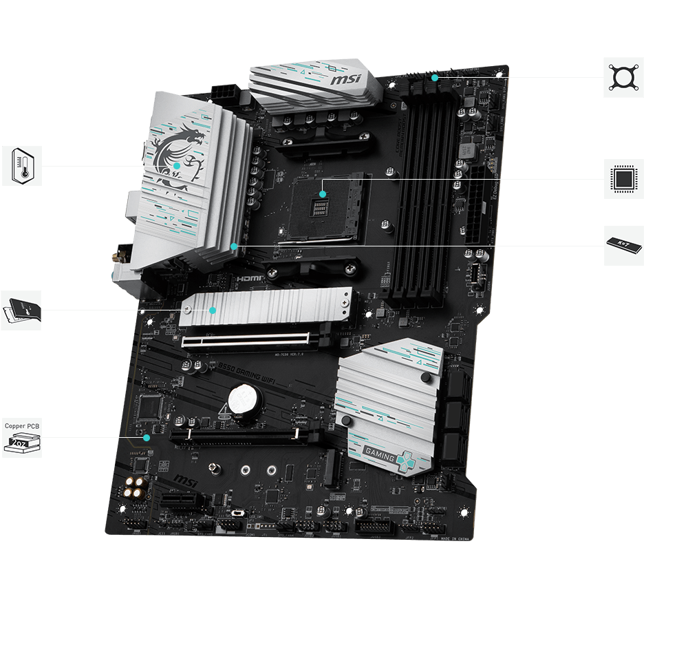 B550 GAMING WIFI | Gaming Motherboards｜MSI