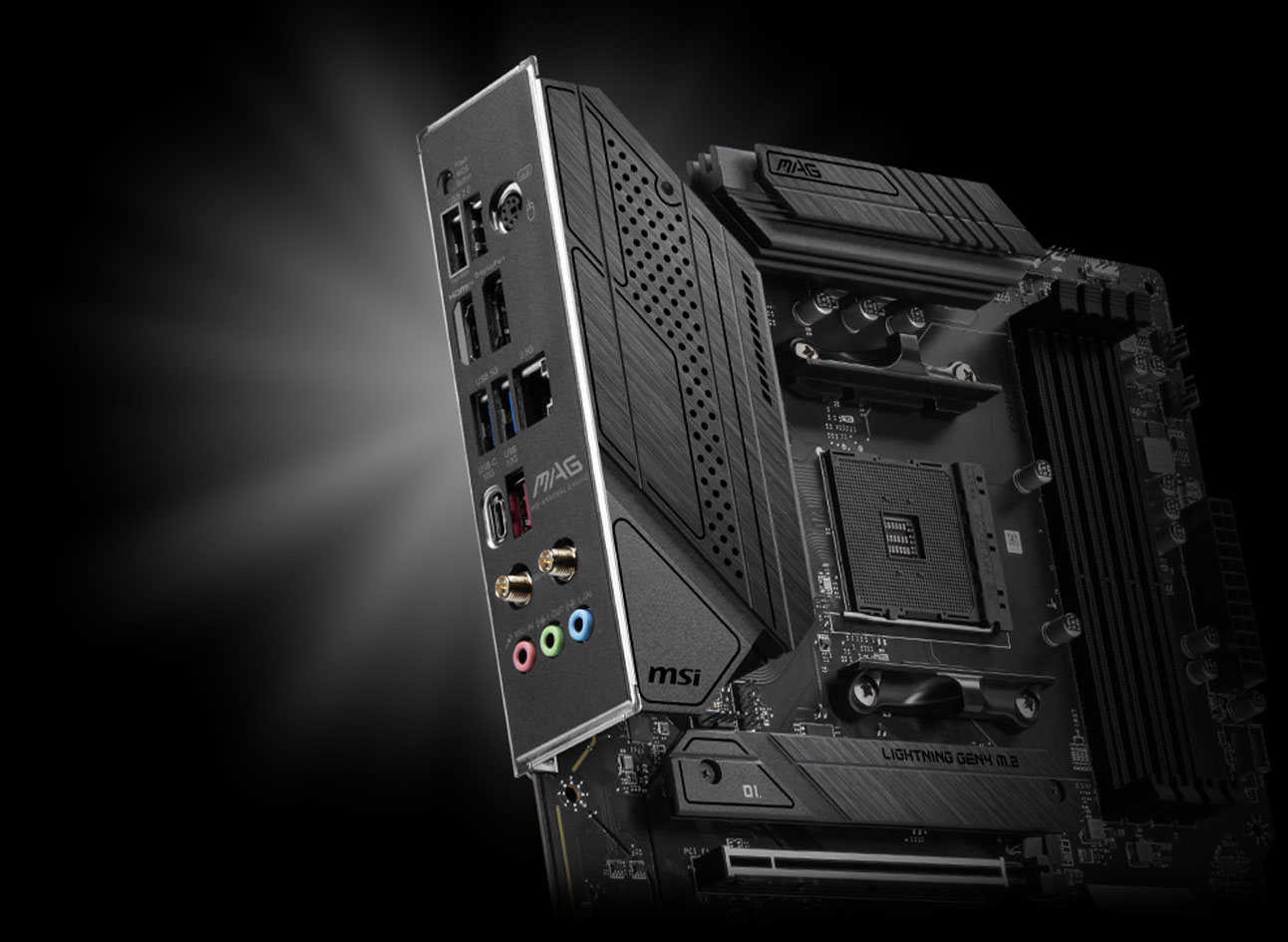 MSI MAG B550 Tomahawk wifi Pre-Installed I/O Shield