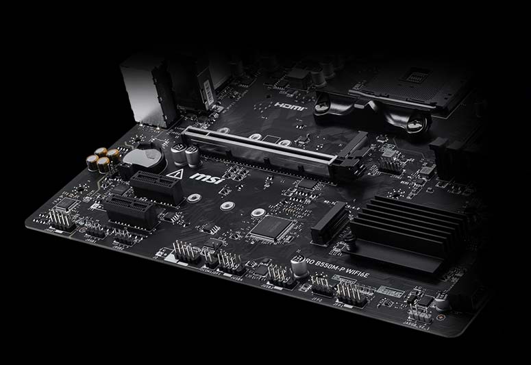 MSI PRB B550M-P Motherboard Storage