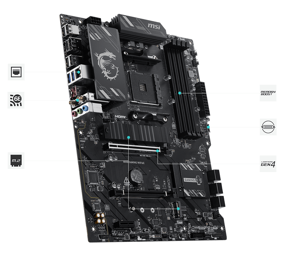 B550 GAMING WIFI6E