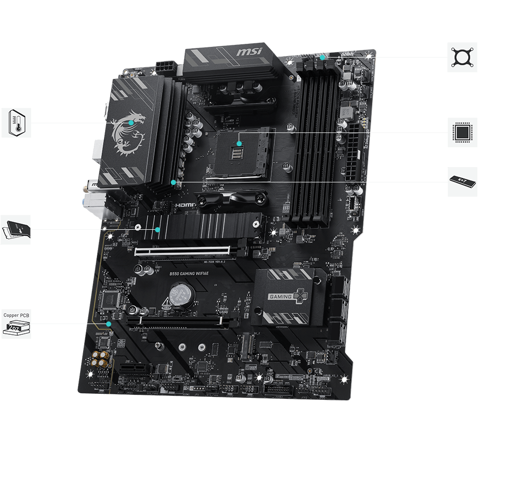 B550 GAMING WIFI6E