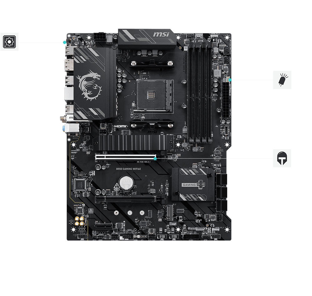 B550 GAMING WIFI6E