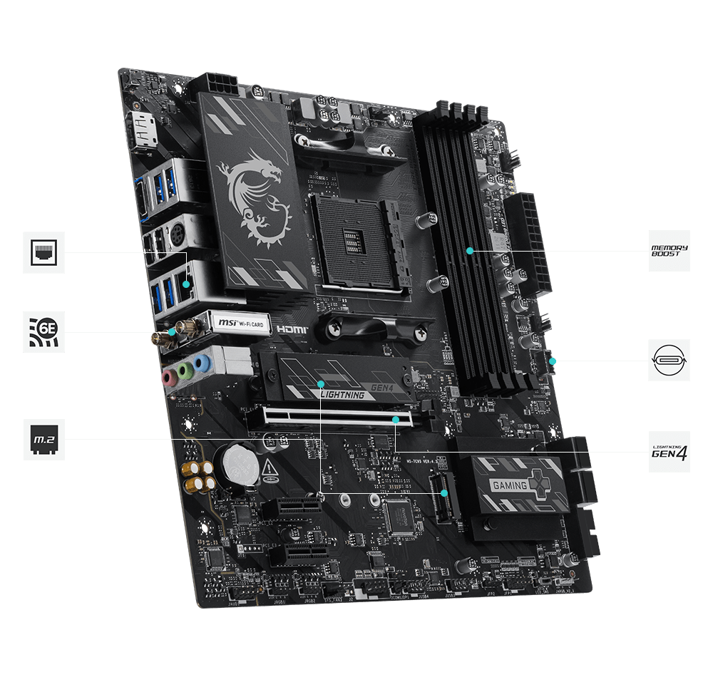 B550 GAMING WIFI6E