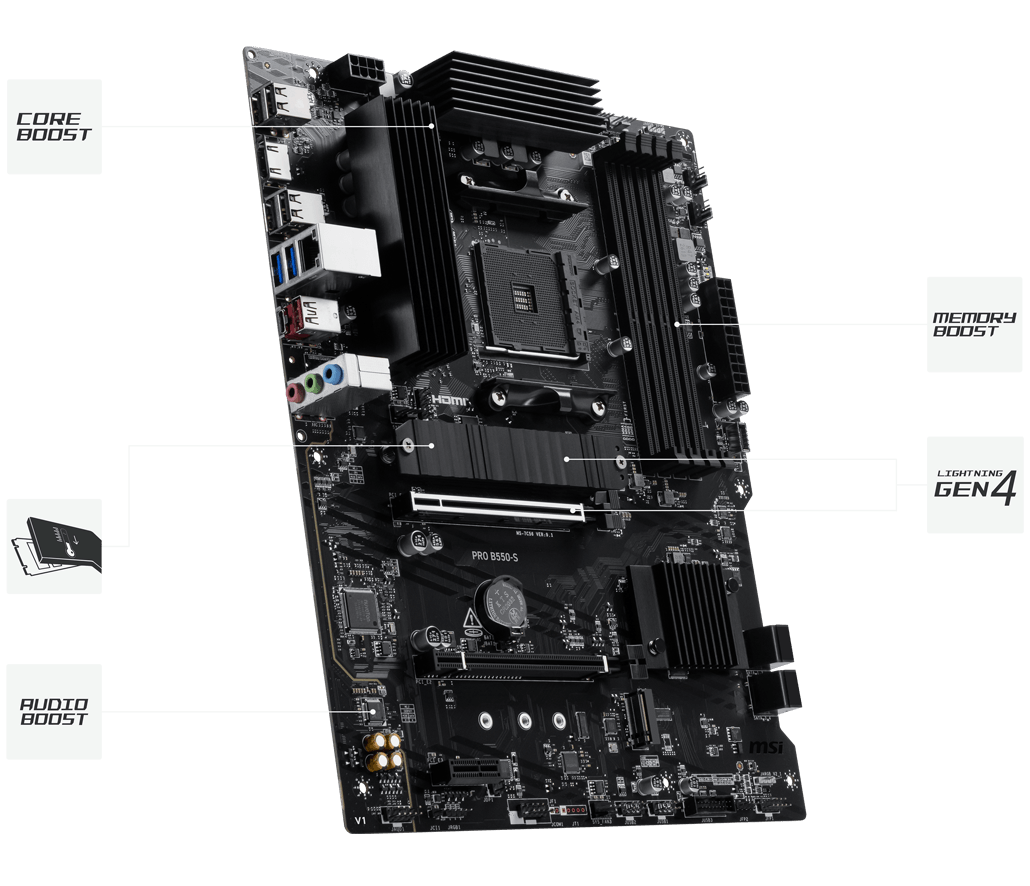msi pro B550-S Hero