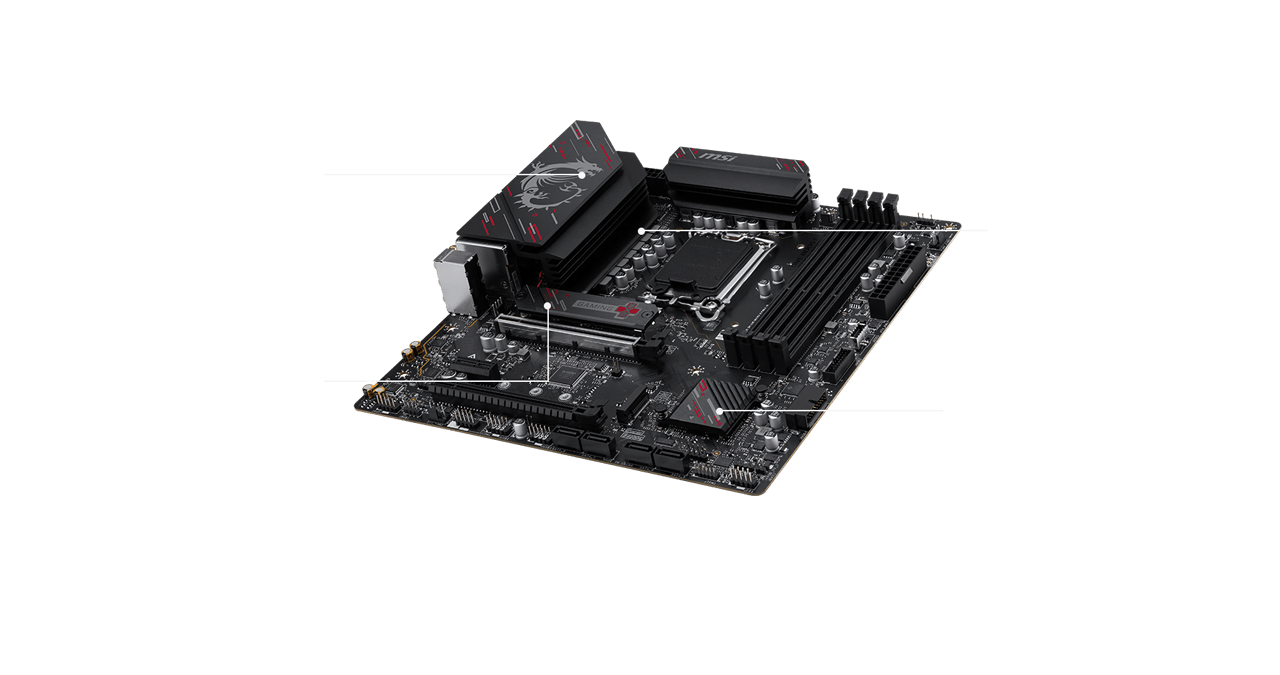 B760M GAMING PLUS WIFI DDR4 II - Intel 14th/13th/12th Gen
