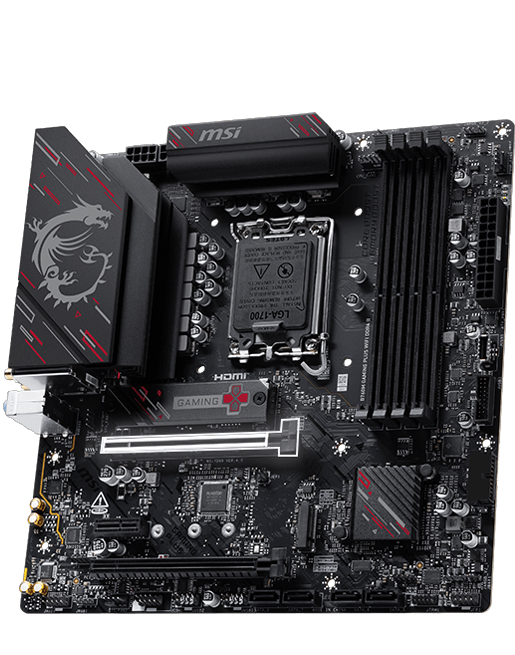 B760M GAMING PLUS WIFI DDR4 II - Intel 14th/13th/12th Gen -12