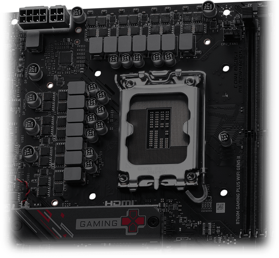 B760M GAMING PLUS WIFI GEN5 II - Intel 14th/13th/12th Gen -12