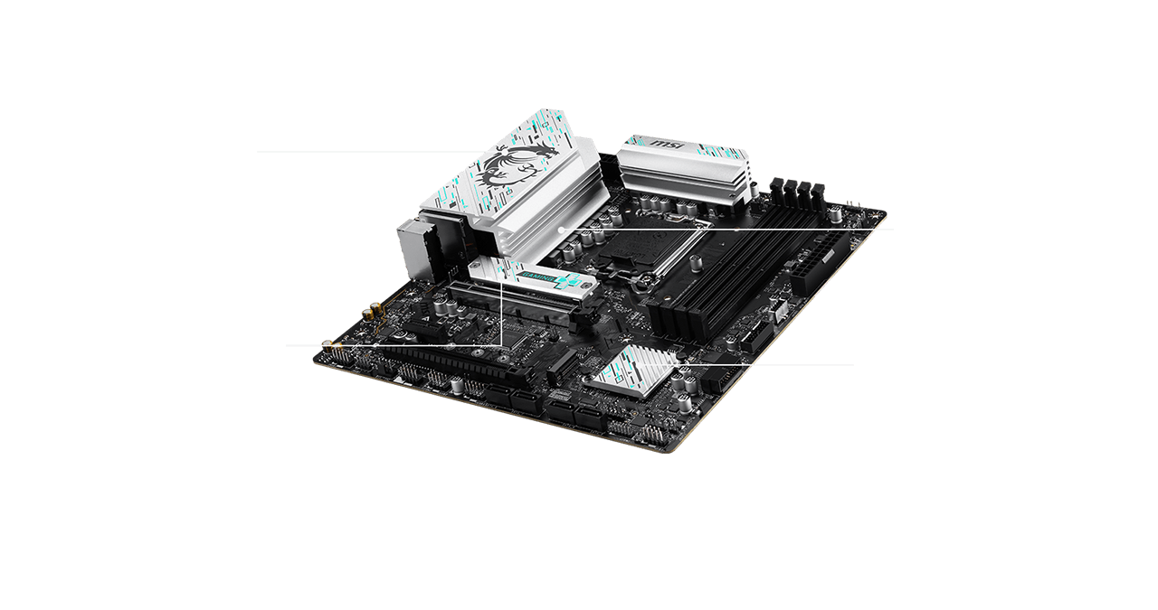 MSI B760M GAMING PLUS WIFI GEN5 - Intel 14th/13th/12th Gen -12