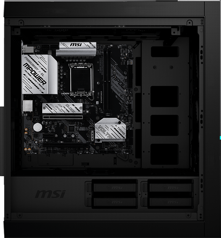 MSI Motherboard in case
