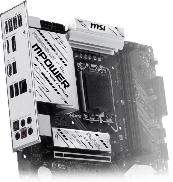 MSI Z790 Mpower Pre intalled I/O
