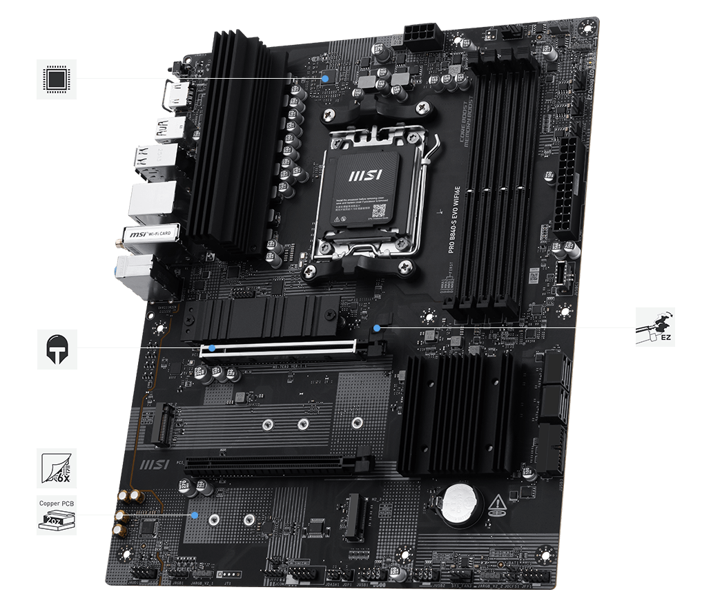 msi b840 s evo wifi6e