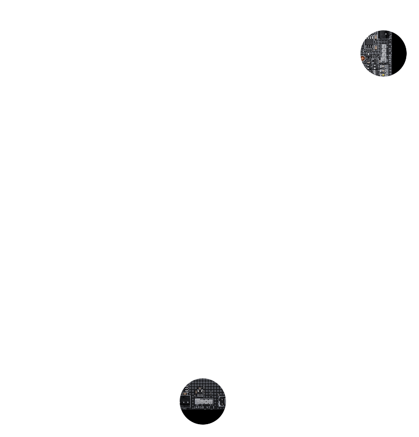 header with different colors