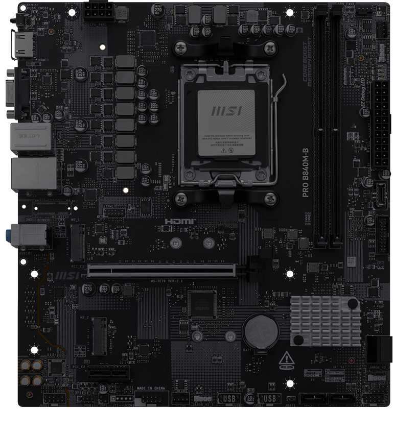 PRO B840M-B | PRO Series Motherboards｜Best Motherboard for