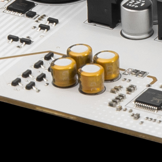 Msi high quality audio capacitors