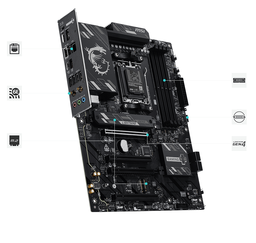 msi B850 GAMING PRO WIFI6E